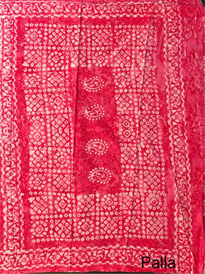Batik Pure Cotton Saree