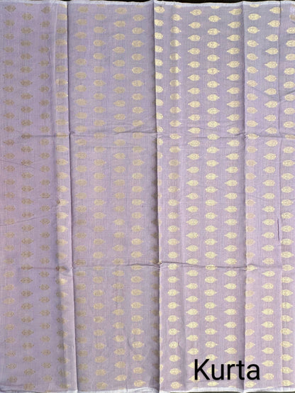 Mauve Jacquard Handloom Suit