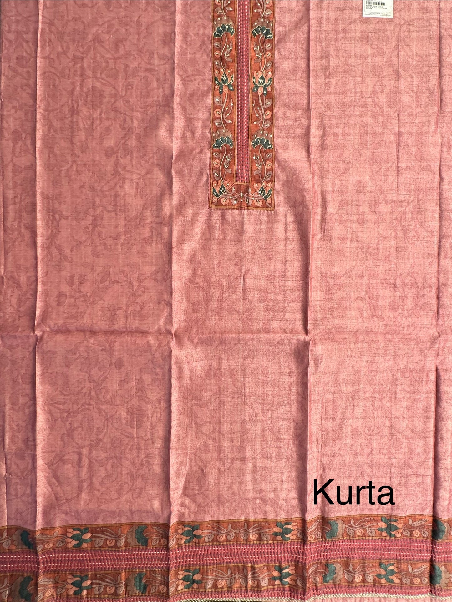 Pink Fancy Cotton 3-Piece Suit