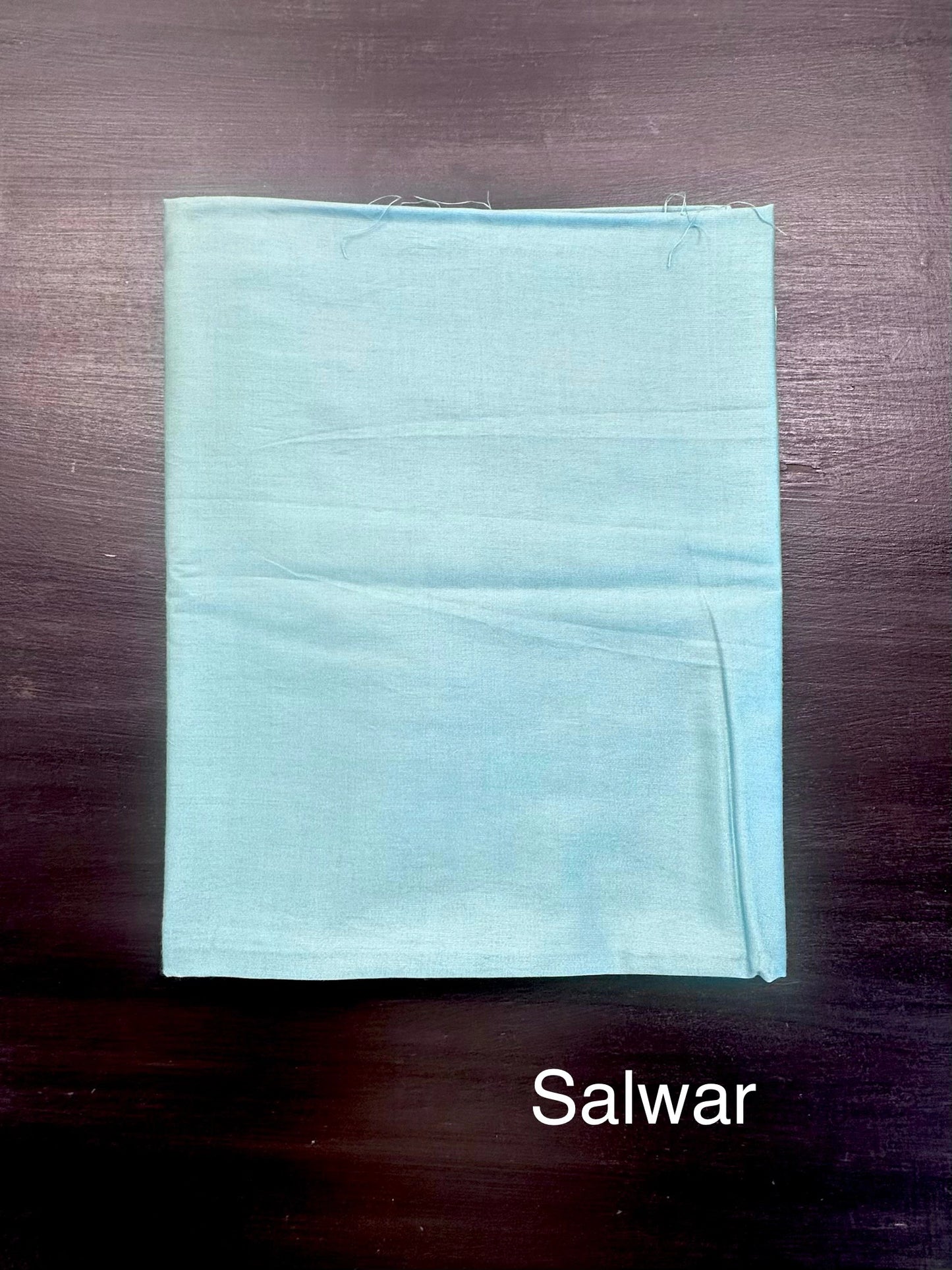 Pastel Blue Chanderi 3-Piece Unstitched Suit with Madhubani Dupatta