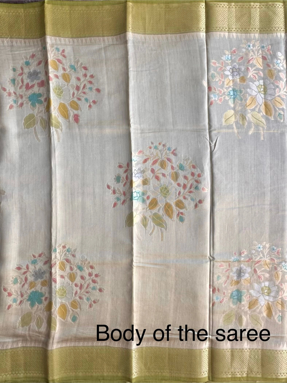 Green Vishakha Pure Silk Saree