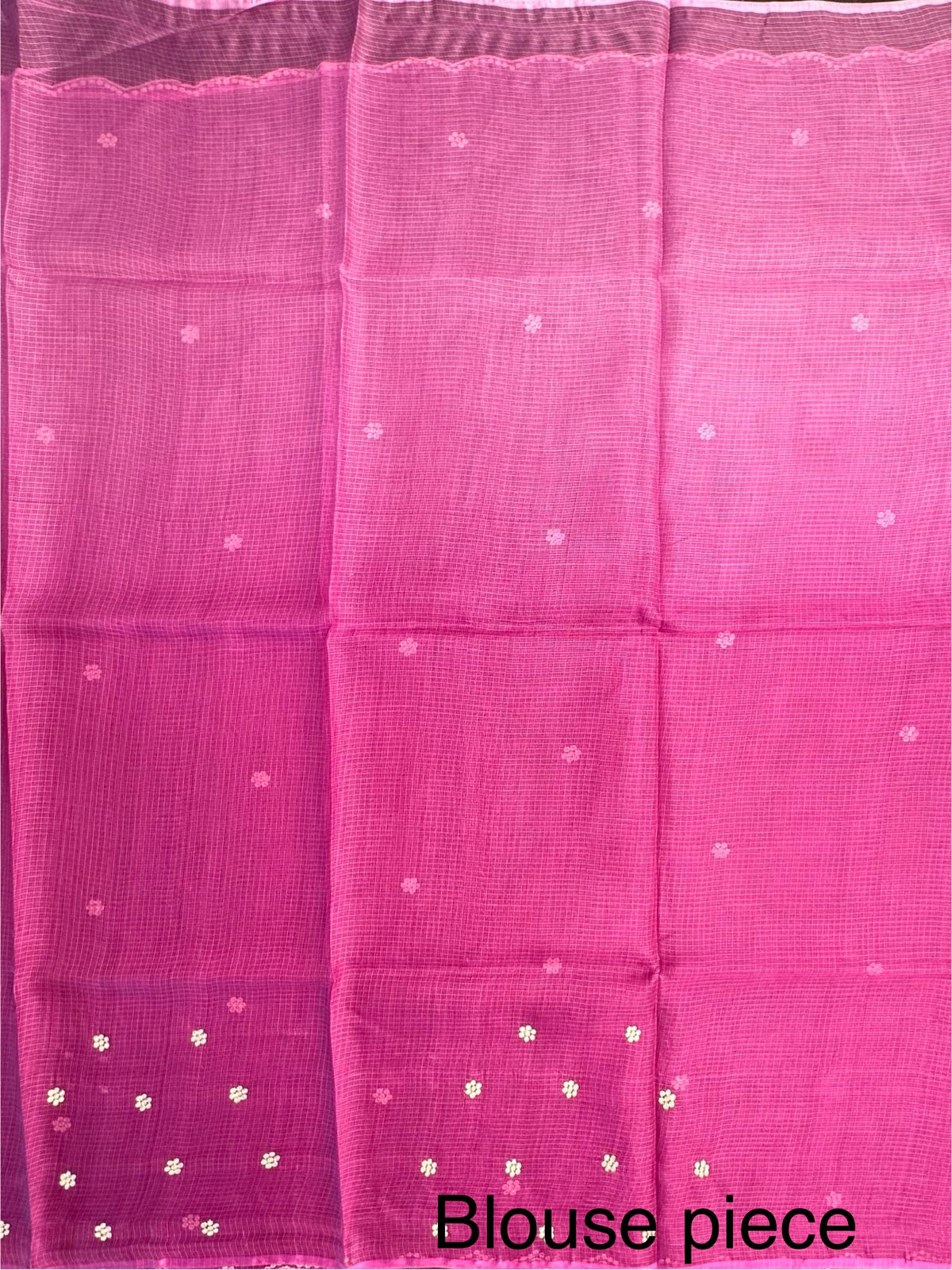 Magenta Purple Gitika Kota Doria Pure Silk Saree
