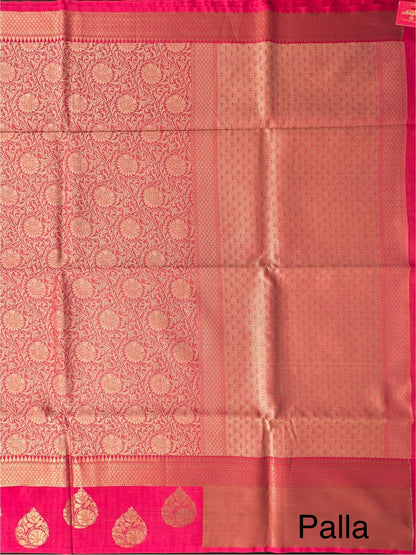 Rani Fancy Tissue Saree