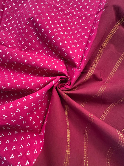 Rani Soongadi Cotton Saree