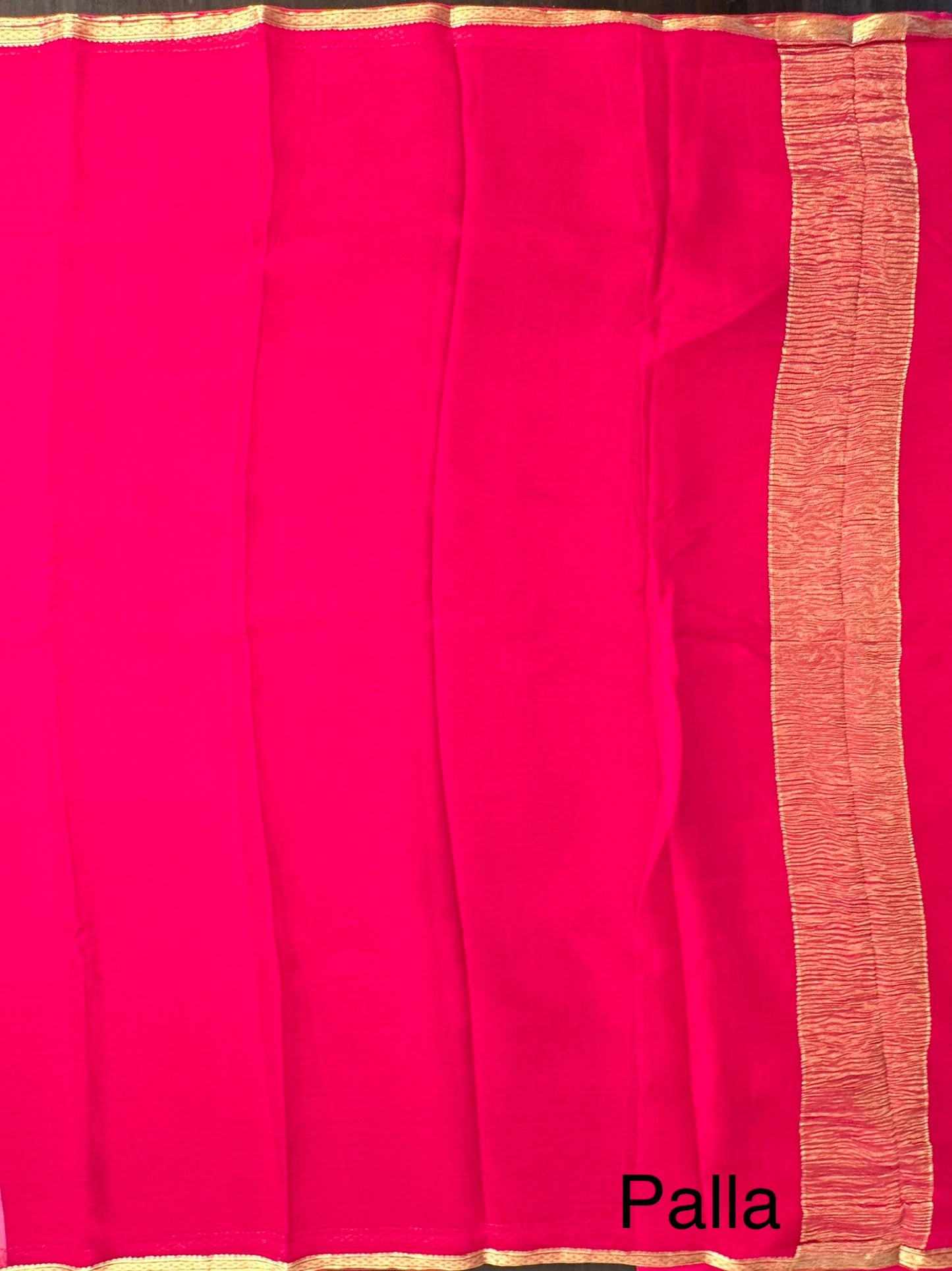 Rani Pure Chiffon Saree