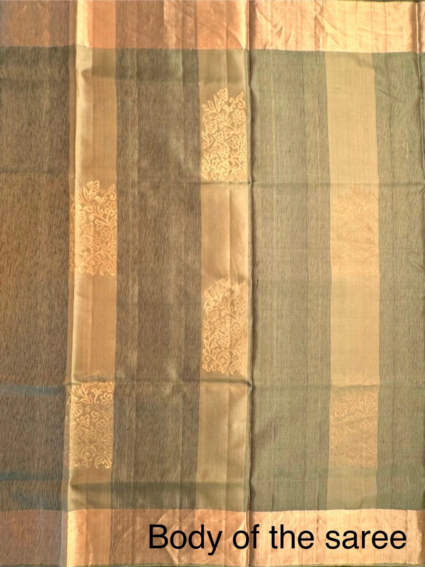 Mehendi Green-Purple Tiruchirapalli Pure Soft Silk Saree