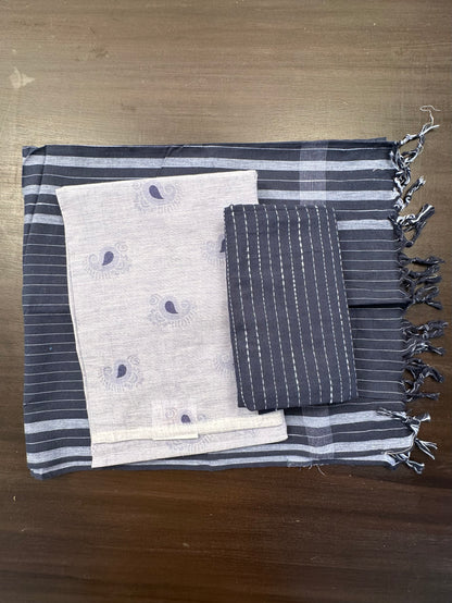 Grey South Cotton Suit