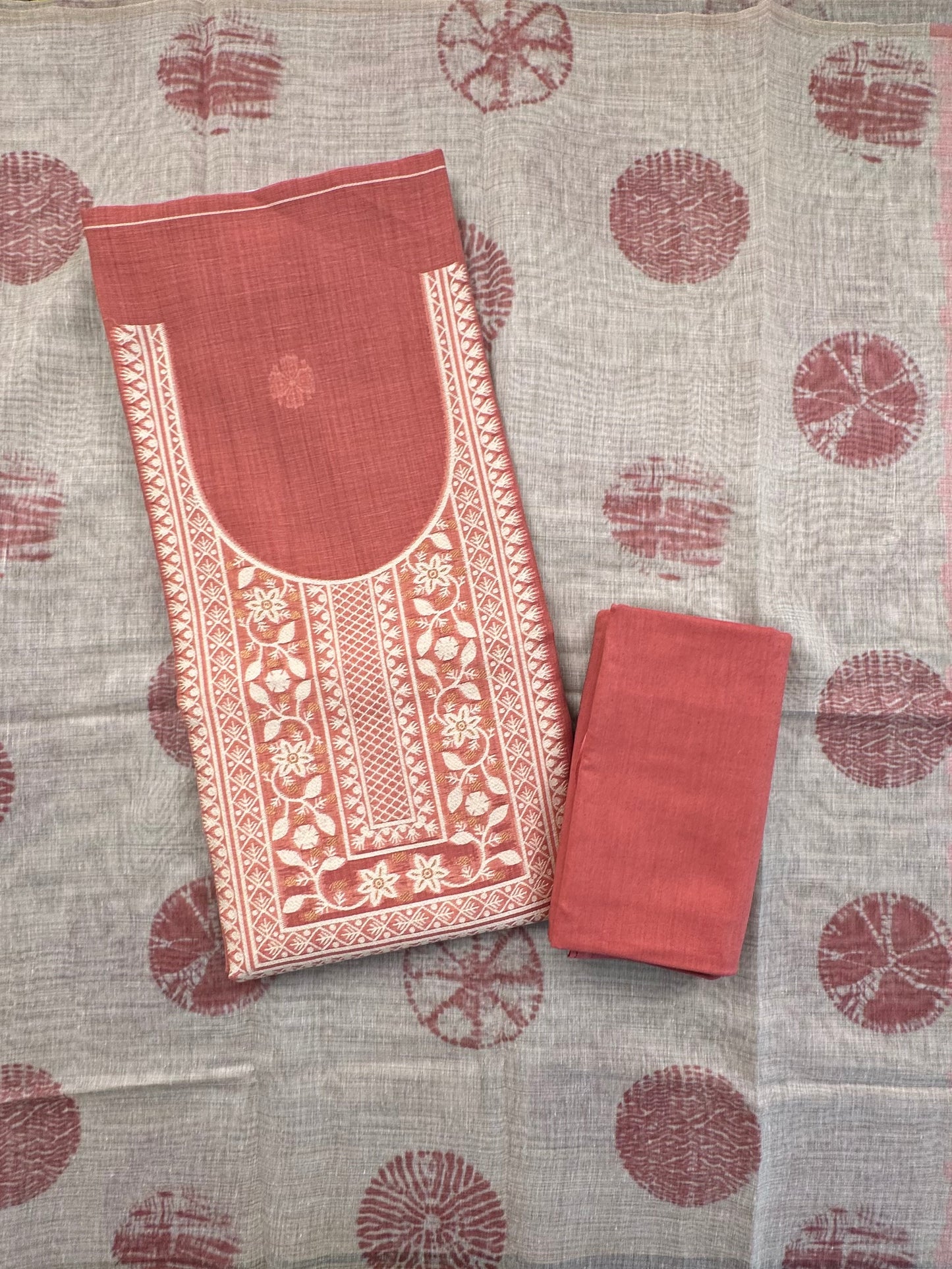 Gazari Cotton 3-Piece Suit