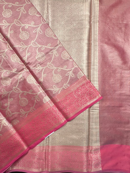 Pink Seerat Tissue Saree