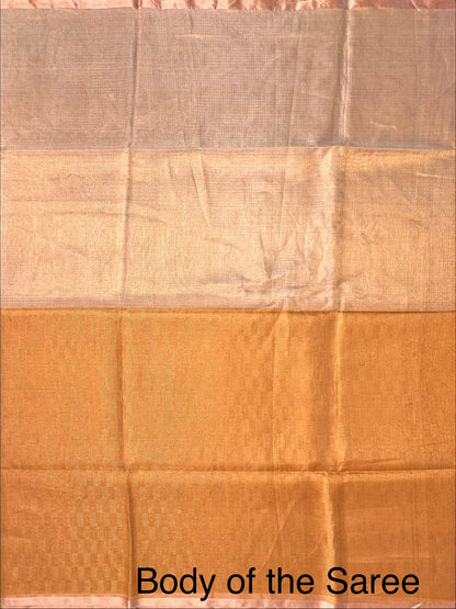 Swarnima Chandrahaas 2.0 Golden-Silver Tissue Saree