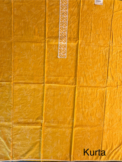 Jaipuri Necktie Cotton 3-Piece Suit