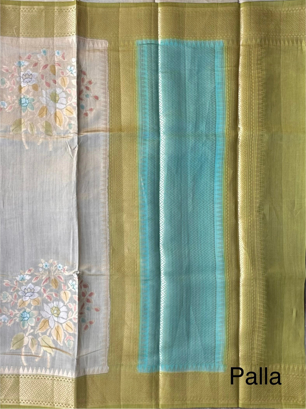 Green Vishakha Pure Silk Saree