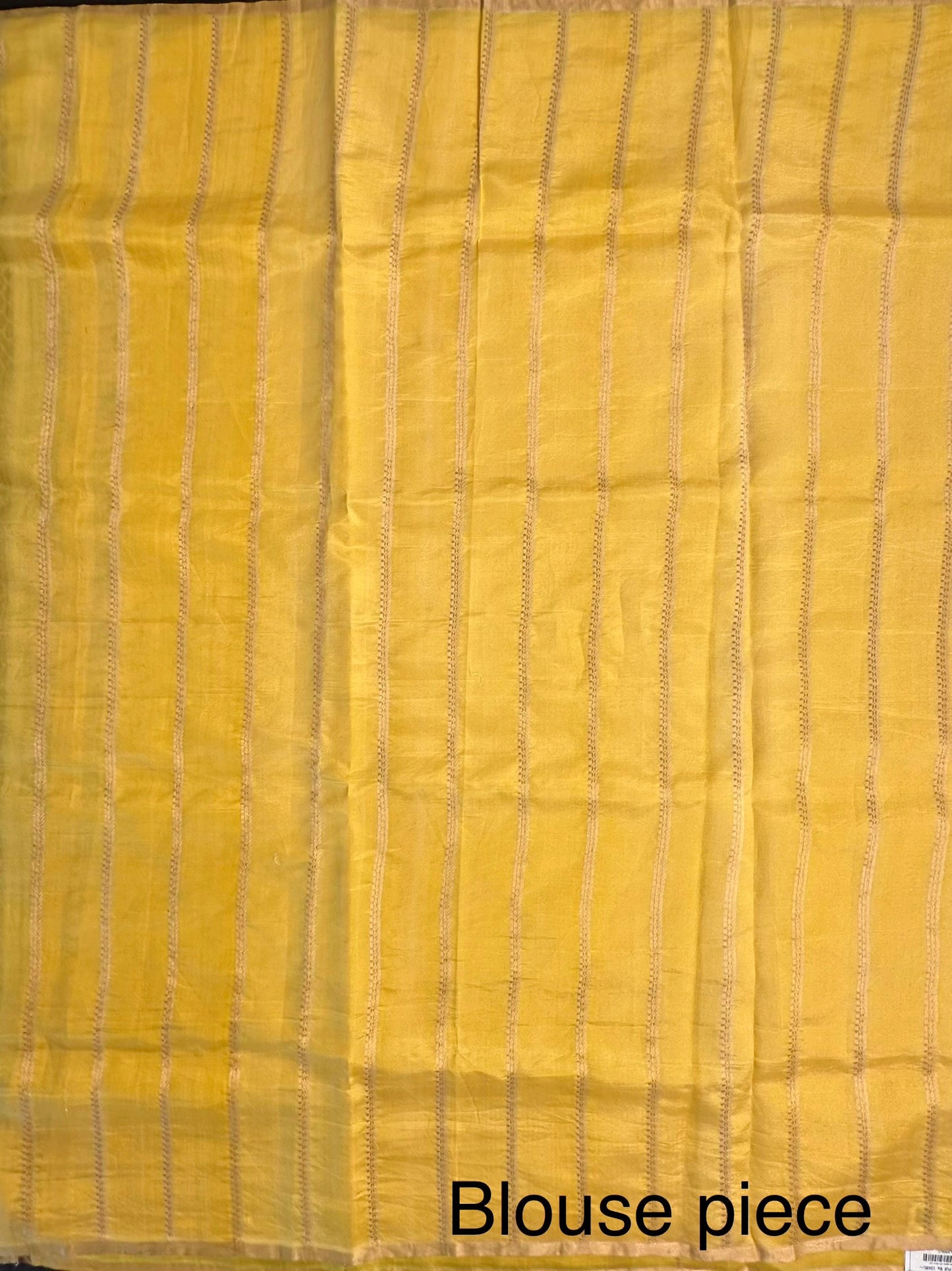 Yellow Banarasi Pure Silk Saree