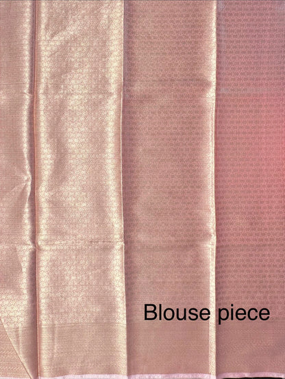 Pink Arvita Kota Doria Fancy Cotton Saree