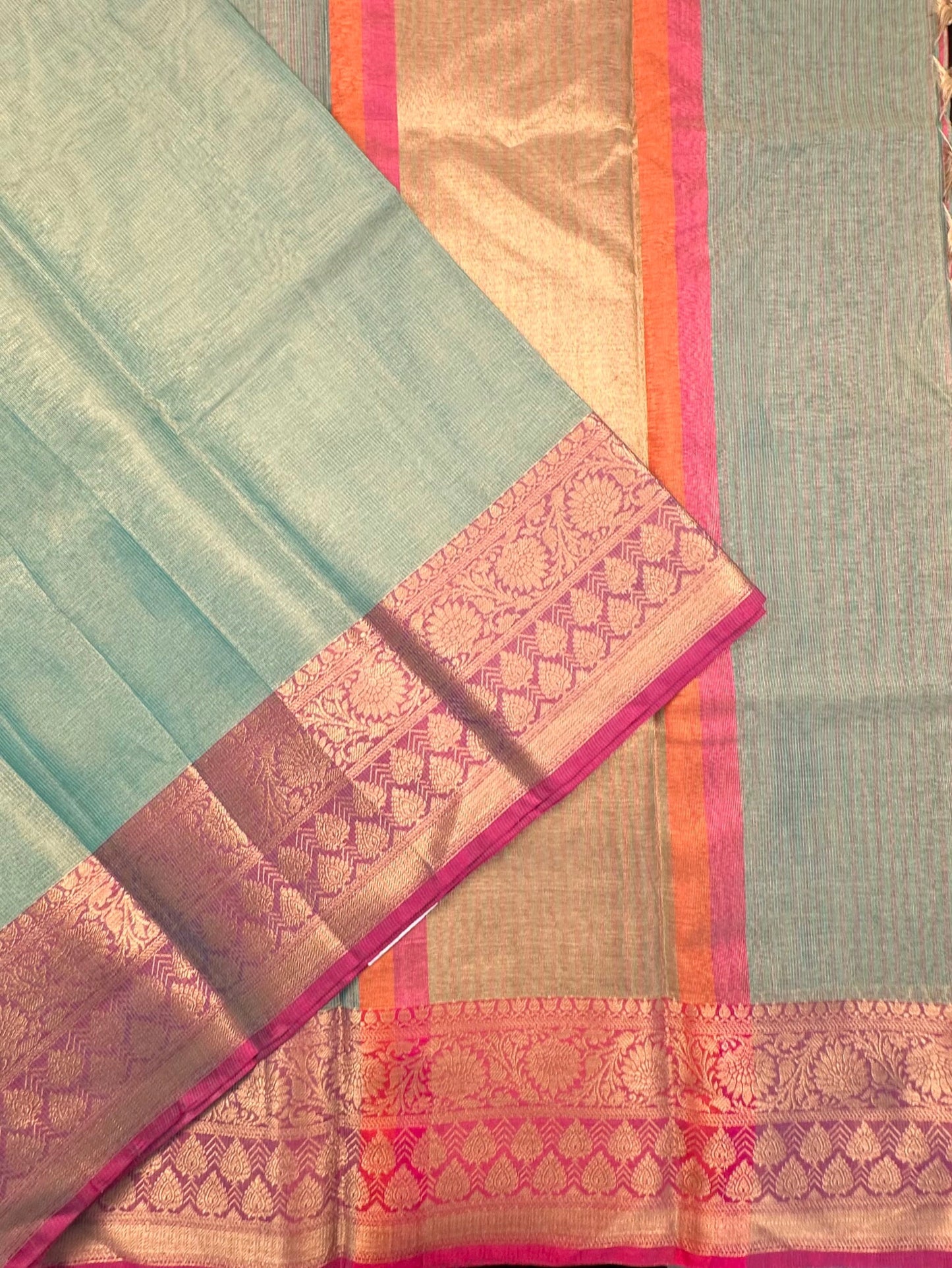 Sea Green Kirat Tissue Saree