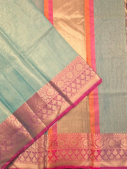 Sea Green Kirat Tissue Saree