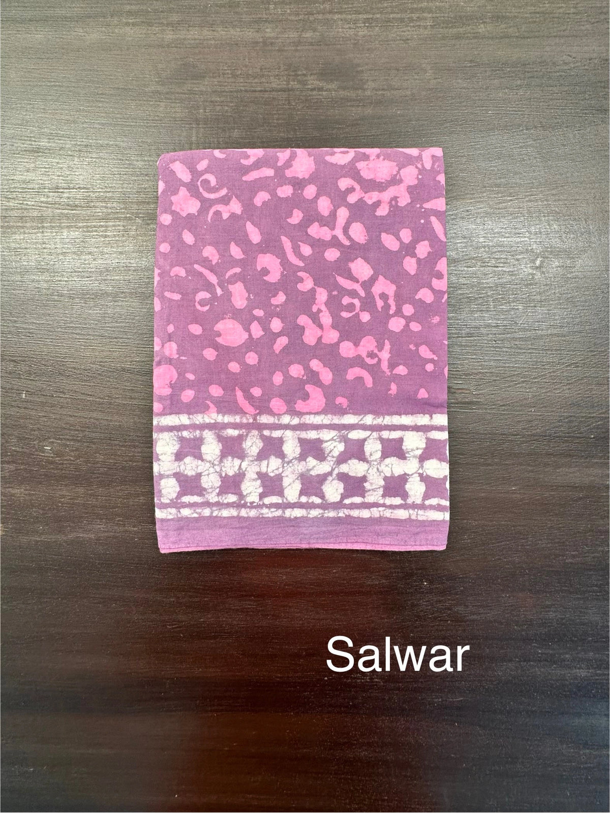 Purple Pure Cotton 3-Piece Unstitched Suit