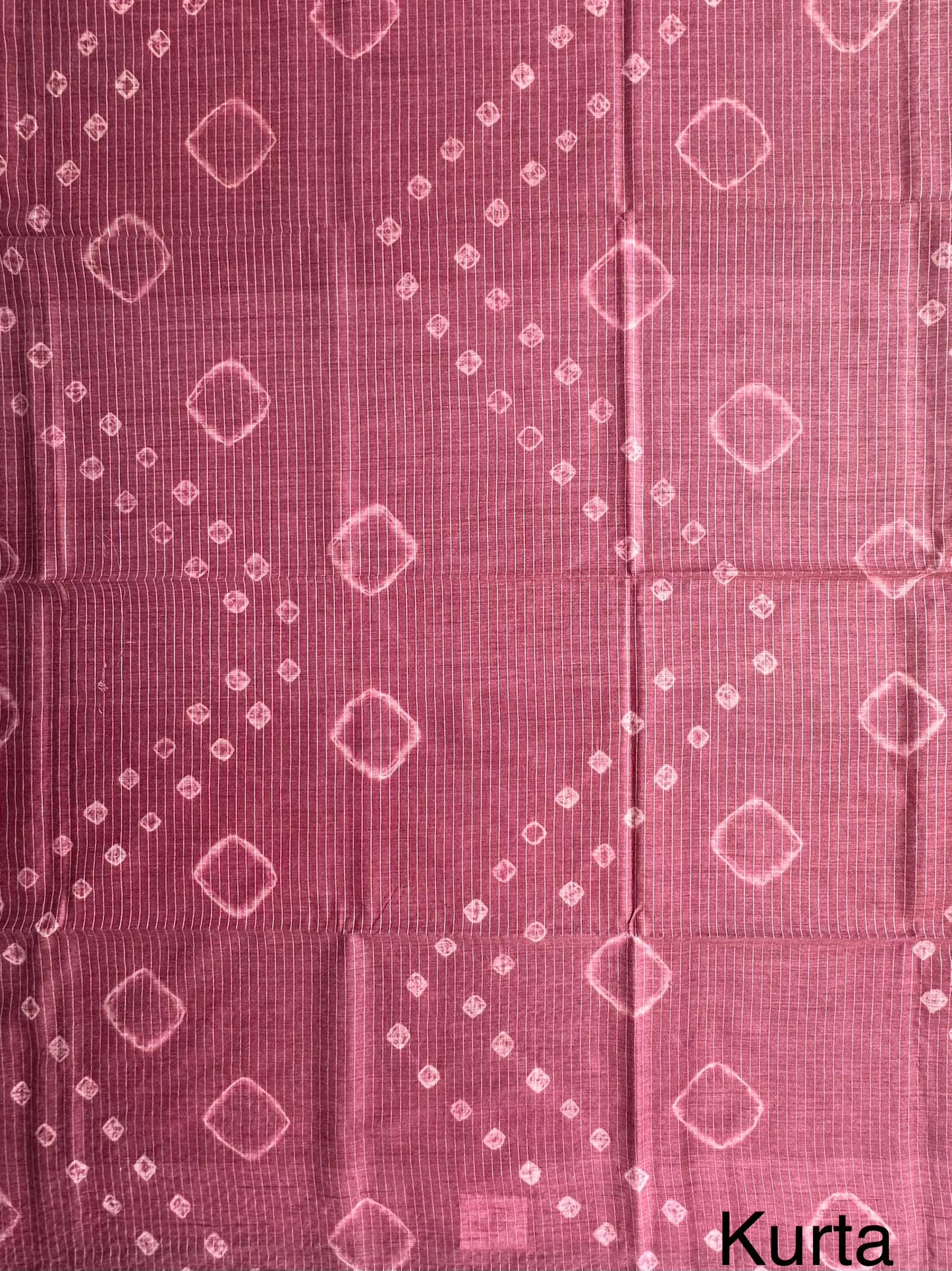 Dusky Pink Kumari Art Cotton 3-Piece Suit