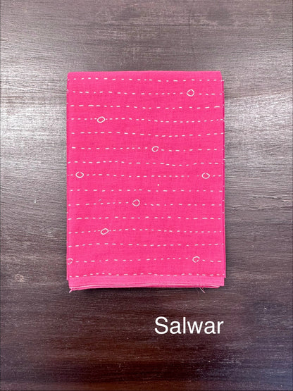 Magenta Rati Printed Pure Cotton Suit