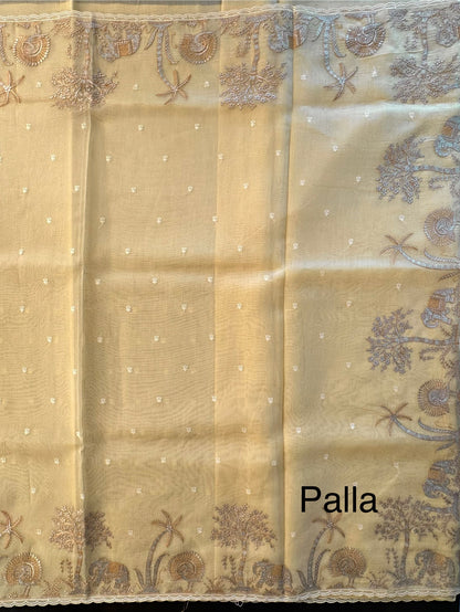 Blended Tissue  Saree