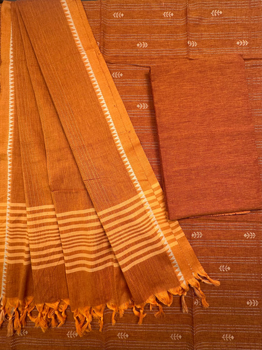 Mustard South Cotton 3-Piece Suit