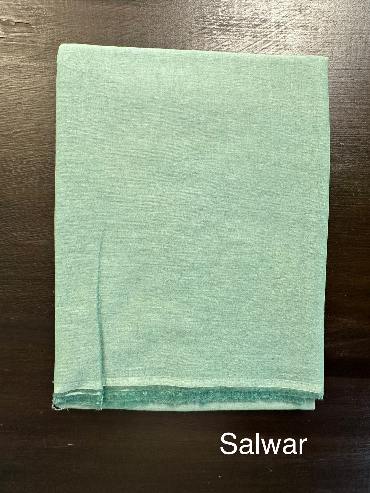 Pista Green Jamdani Cotton 3-Piece Suit