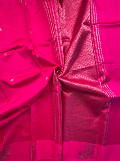 Rani Banarasi Satin Saree