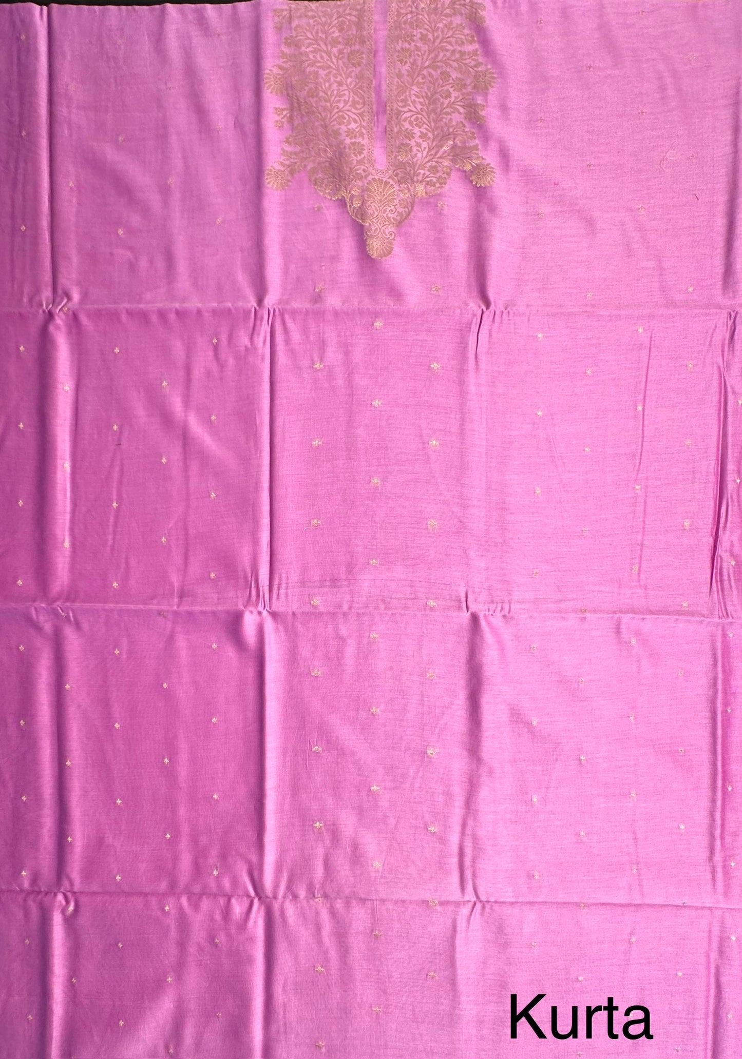 Lilac Handloom Chanderi Suit