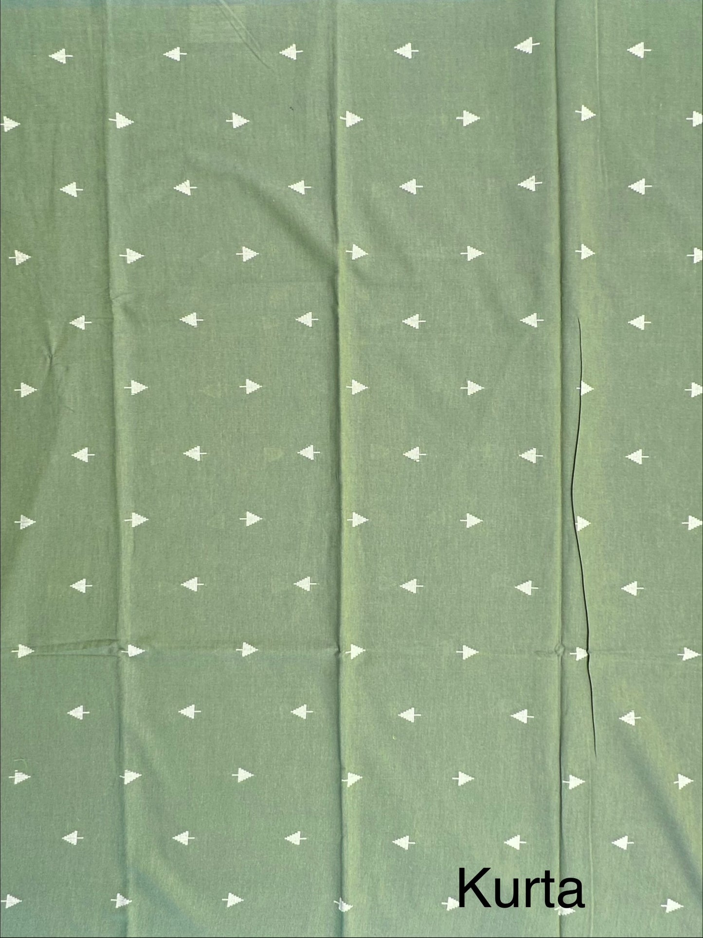 Green Unstitched South Cotton Suit
