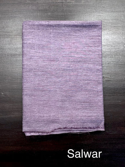 Rust-Mauve Kumari Art Cotton 3-Piece Suit