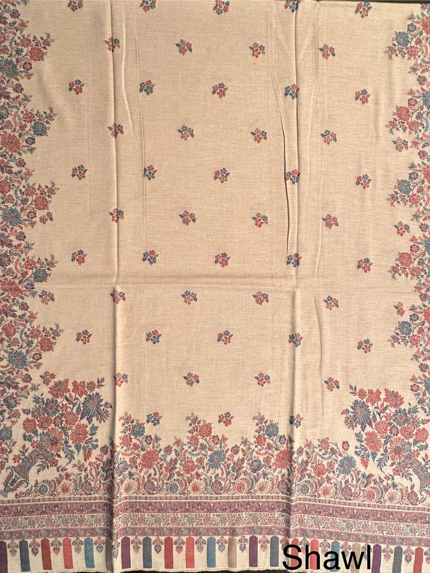 Beige Woolen Shawl