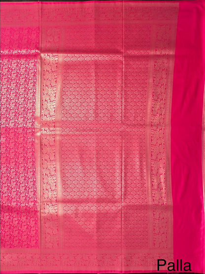 Rani Jamawar Art Silk Saree