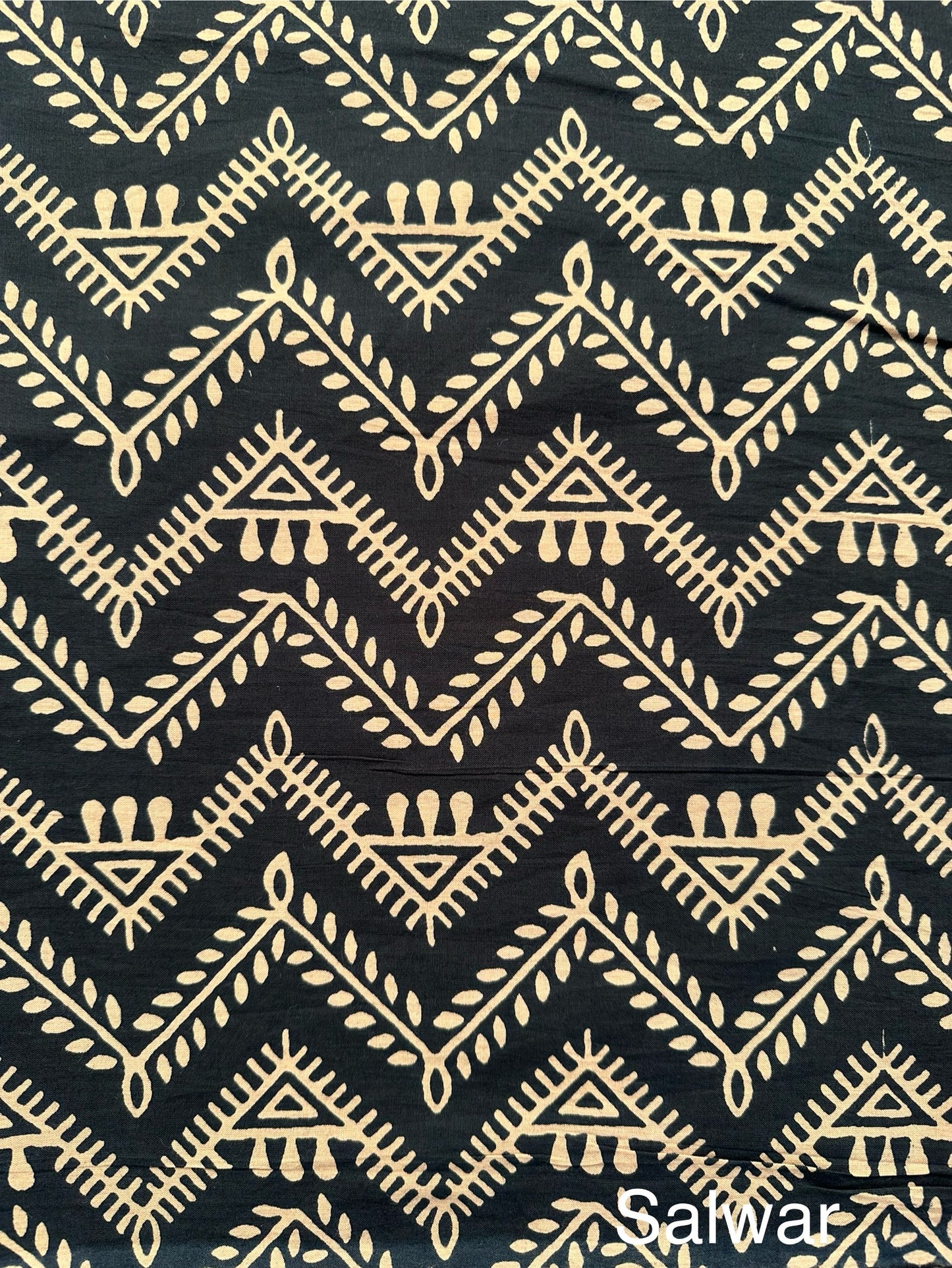 Magenta Block Printed Pure Cotton Suit