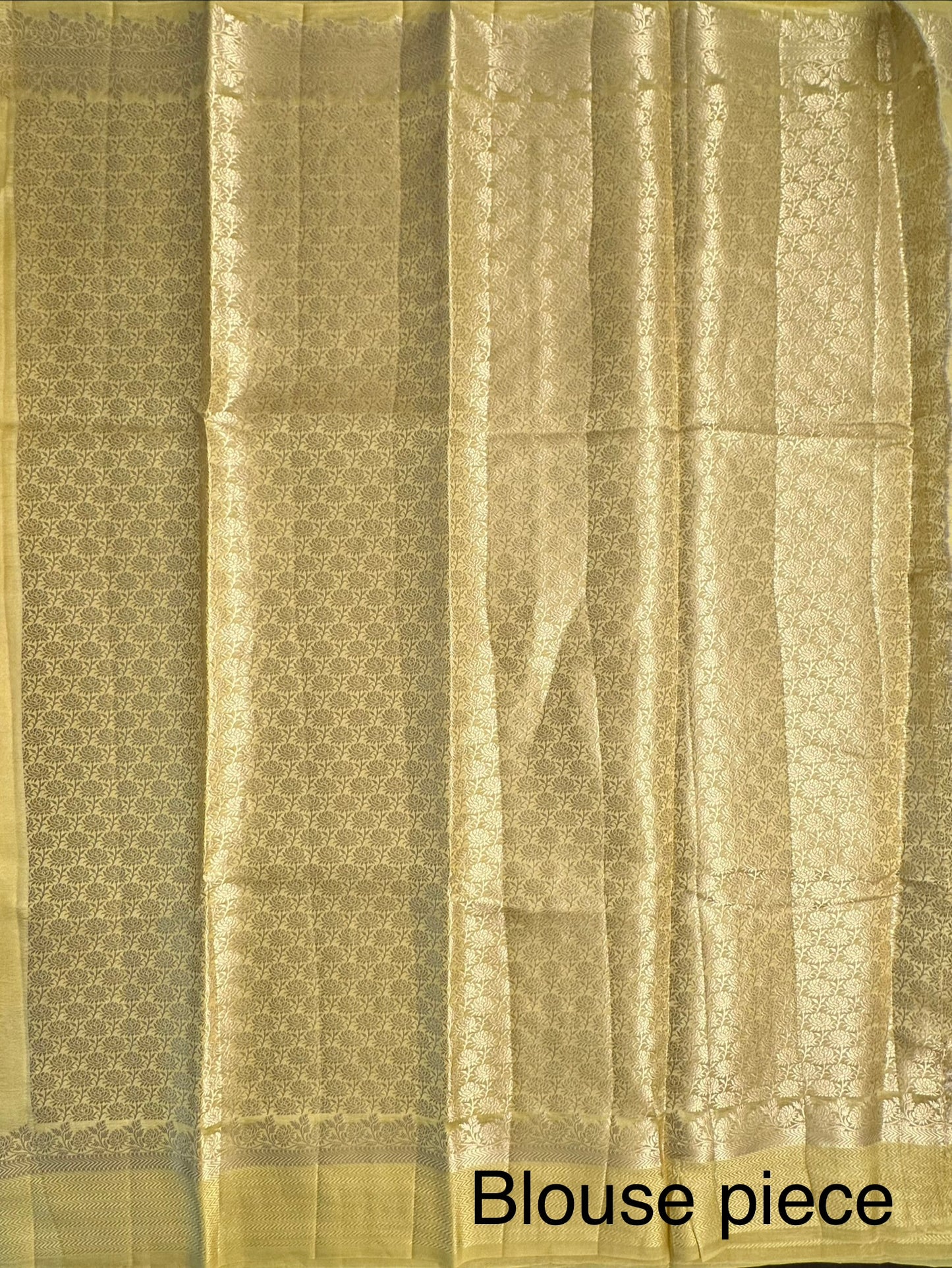 Yellow Vishakha Pure Silk Saree