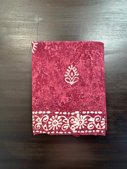 Batik Pure Cotton Saree