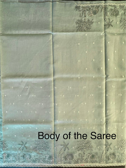 Blended Tissue  Saree
