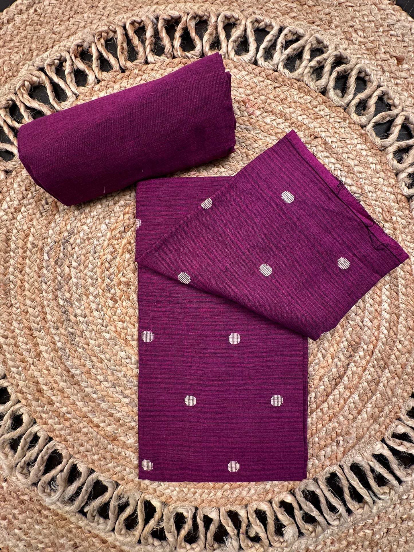 Wine South Cotton Suit