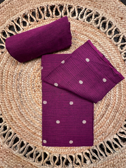 Wine South Cotton Suit