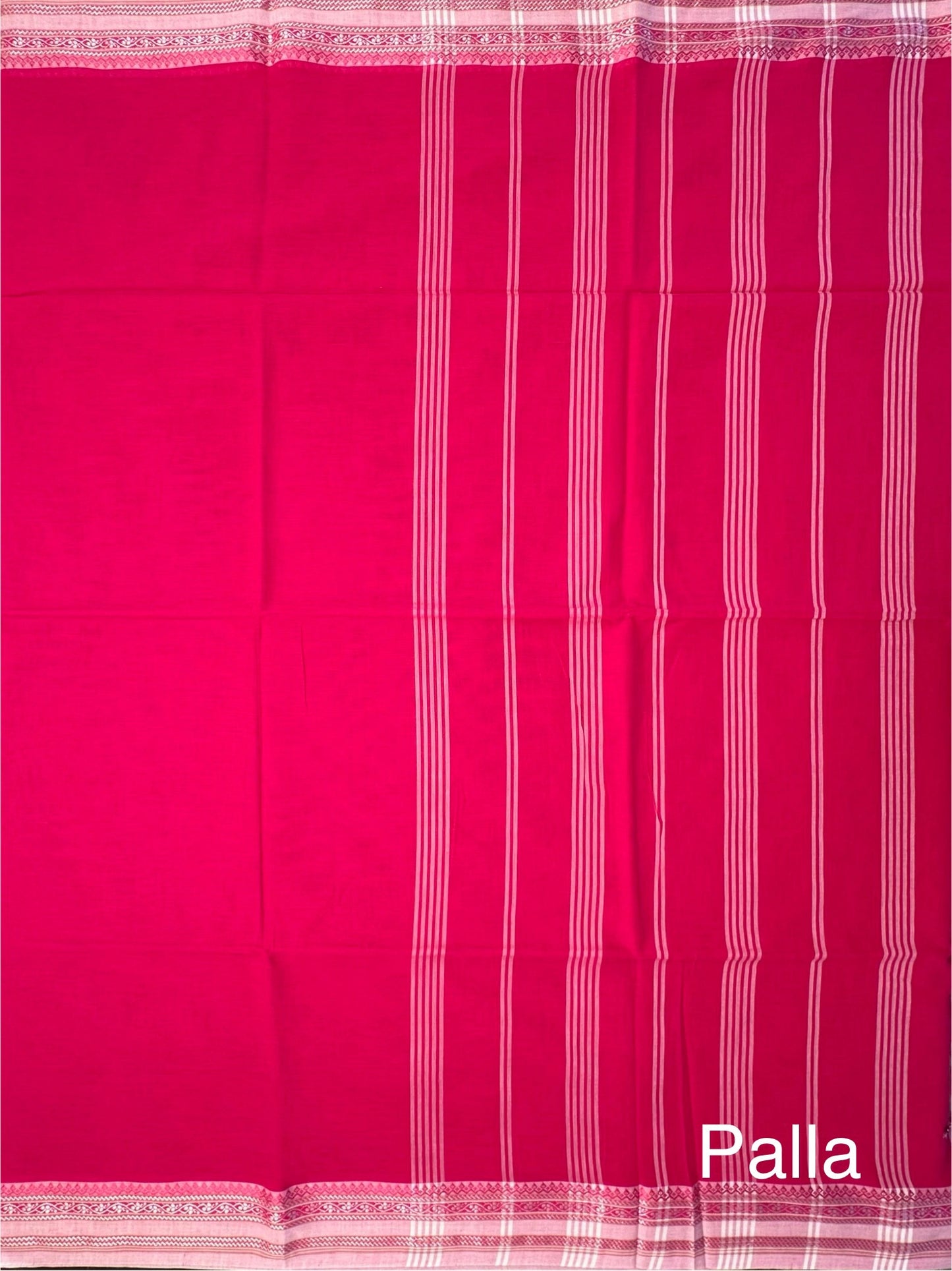Rani Piku Bengal Cotton Saree
