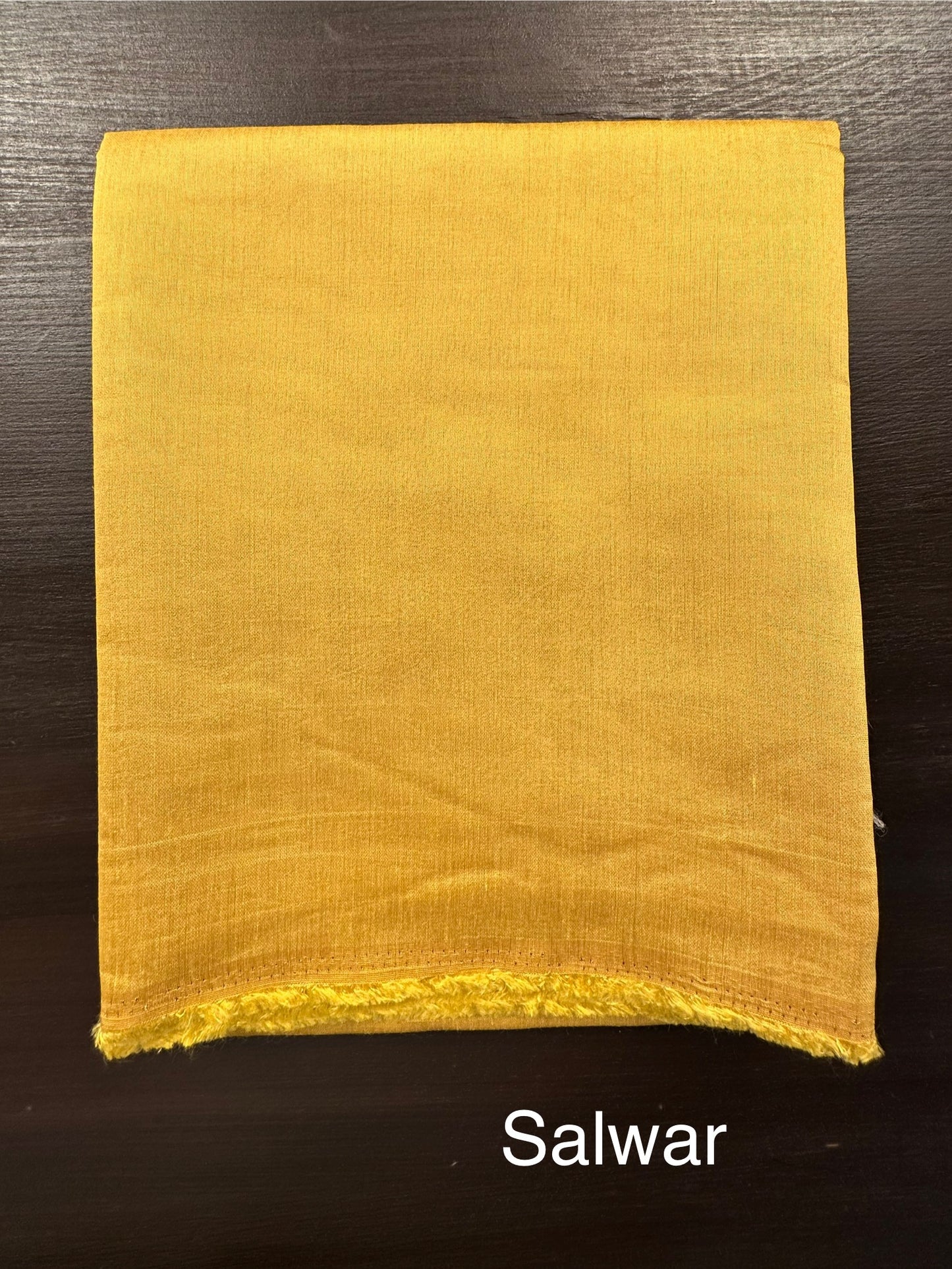 Mustard Pittan Work Cotton 3-Piece Suit