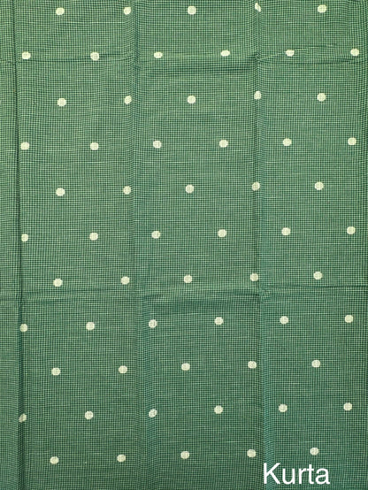 Green South Cotton 3-Piece Suit