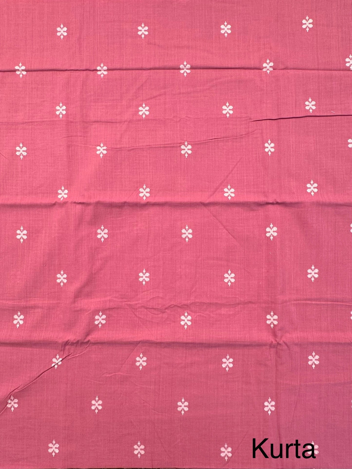 Dusky Pink Siya South Cotton 3-Piece Suit