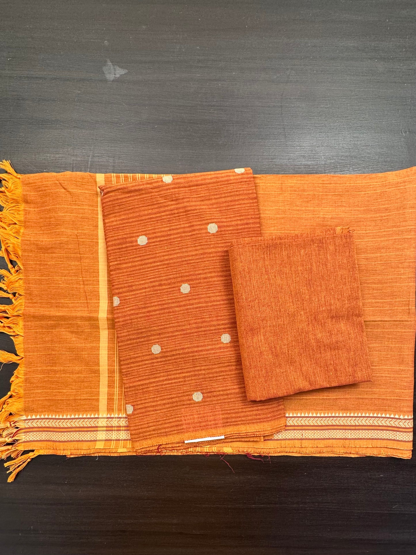 Mustard South Cotton Suit