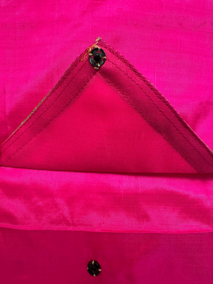 Rani Pure Silk Saree Bag With Pouch