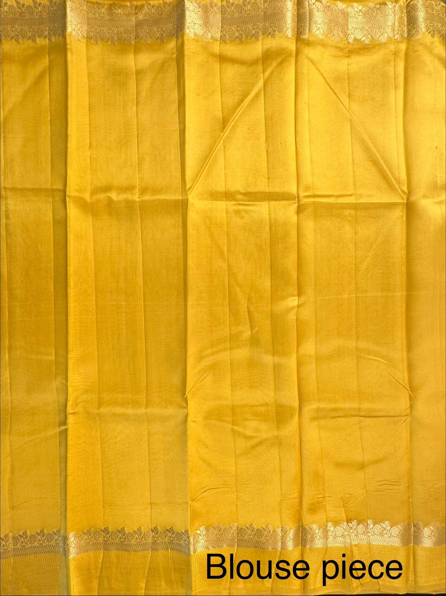 Yellow Vishakha Pure Silk Saree