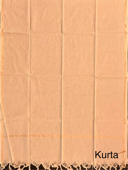 Rust-Beige South Cotton 3-Piece Suit