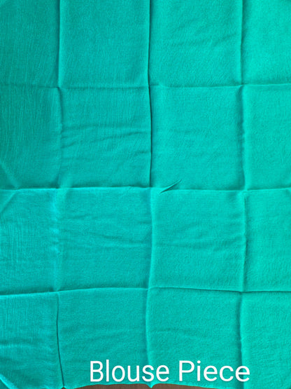 Bandhej Work Chinon Saree