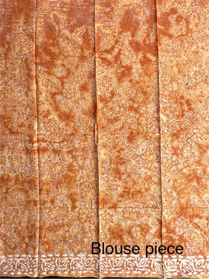 Batik Pure Cotton Saree