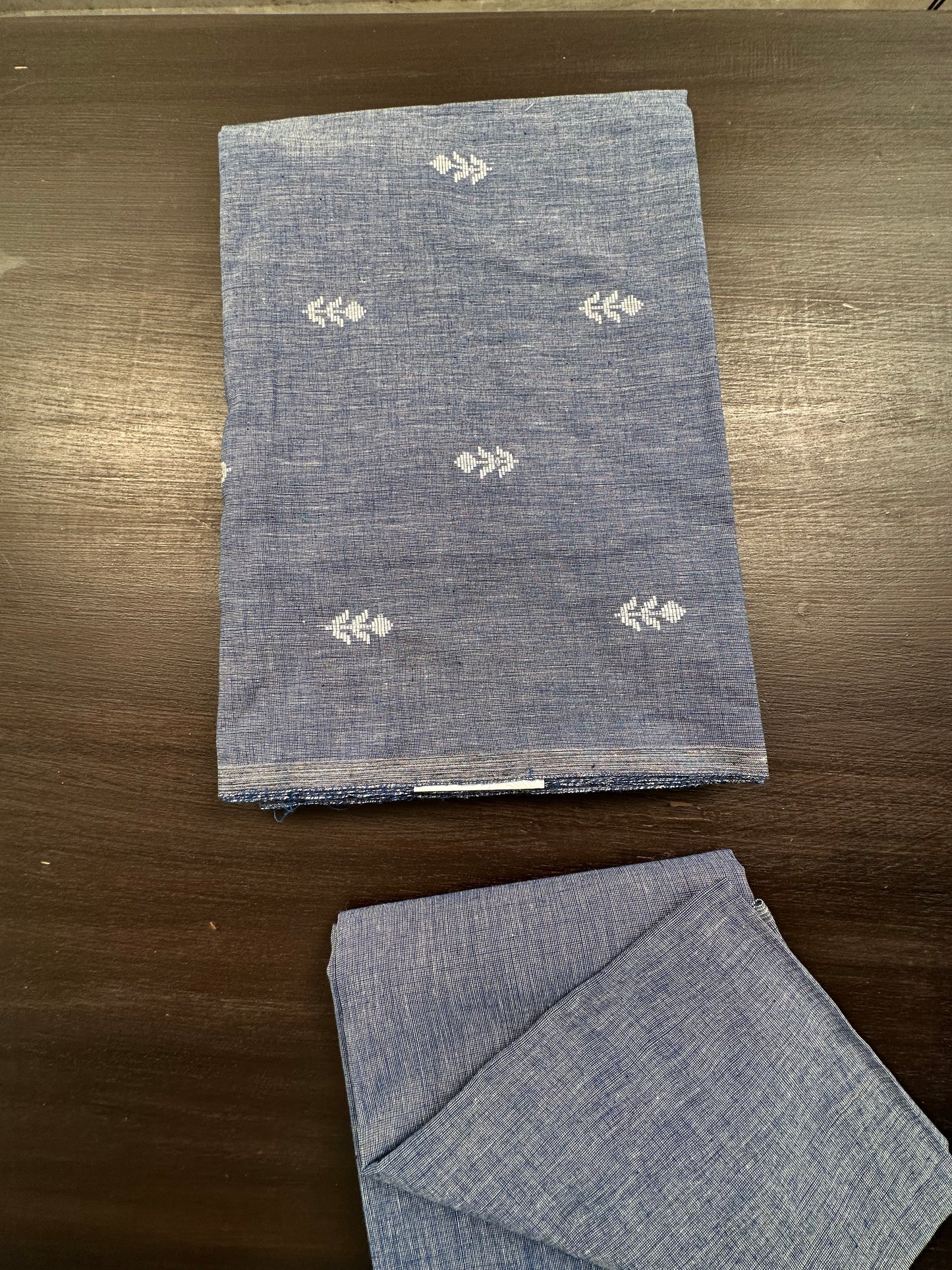 Blue South Cotton Suit