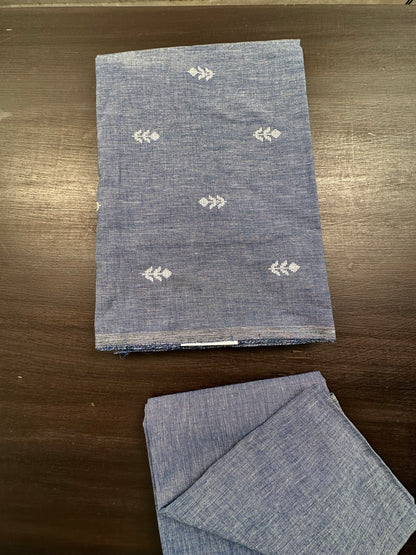 Blue South Cotton Suit